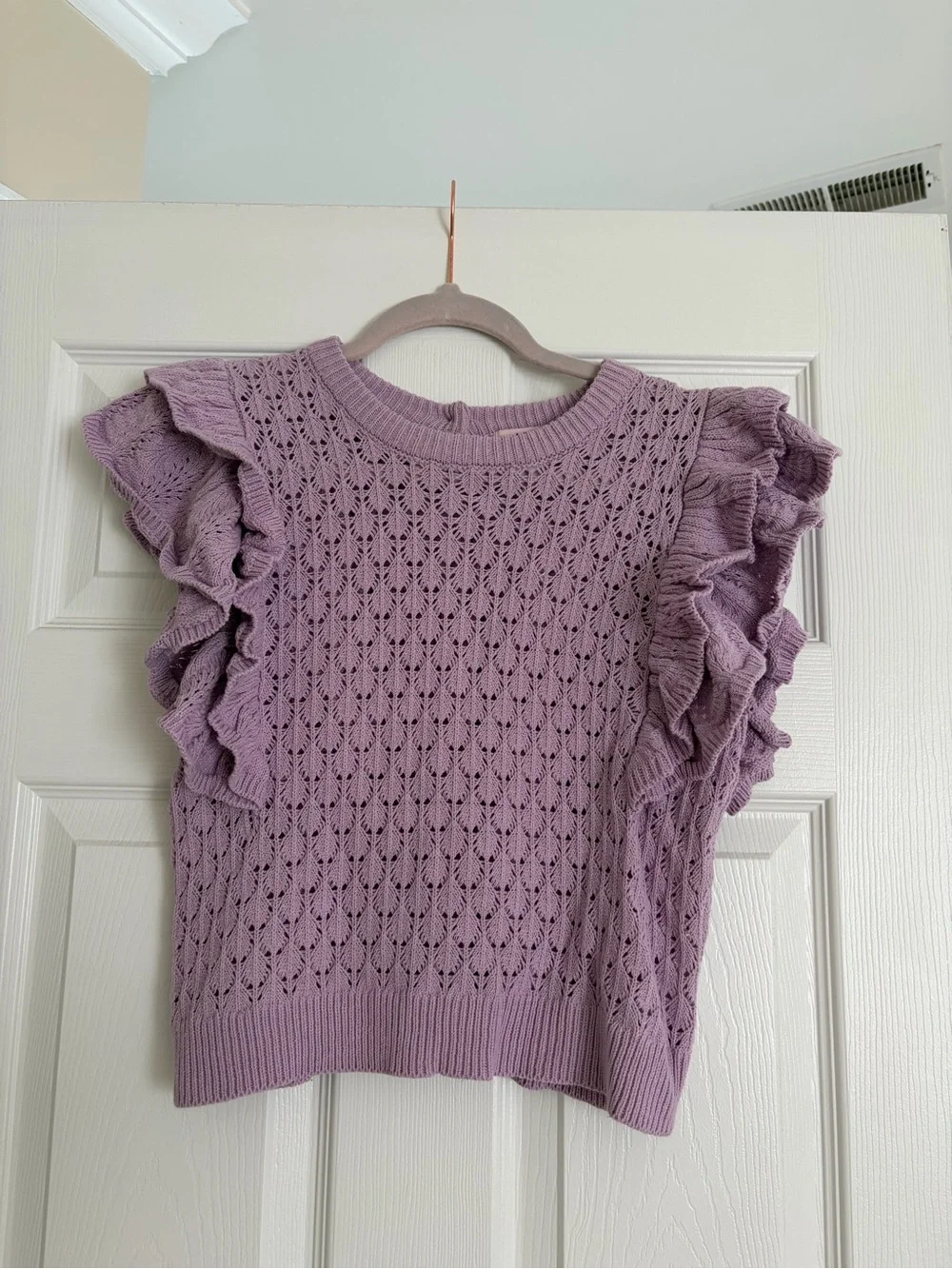NEVER WORN | PURPLE KNIT TOP | Size: Small
